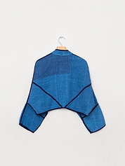 The Kaira Cropped Patchwork Ralli Quilt Jacket