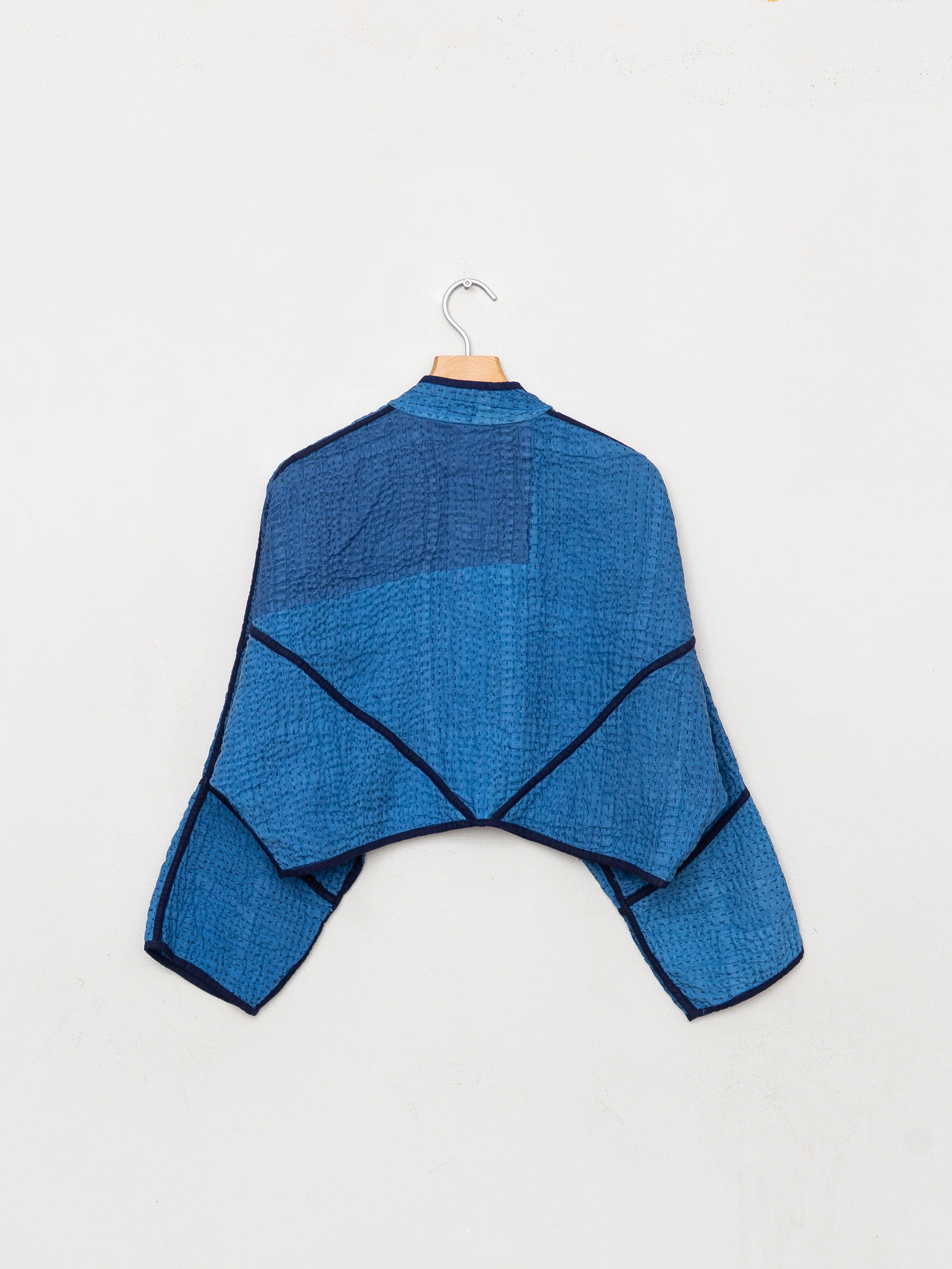 The Kaira Cropped Patchwork Ralli Quilt Jacket