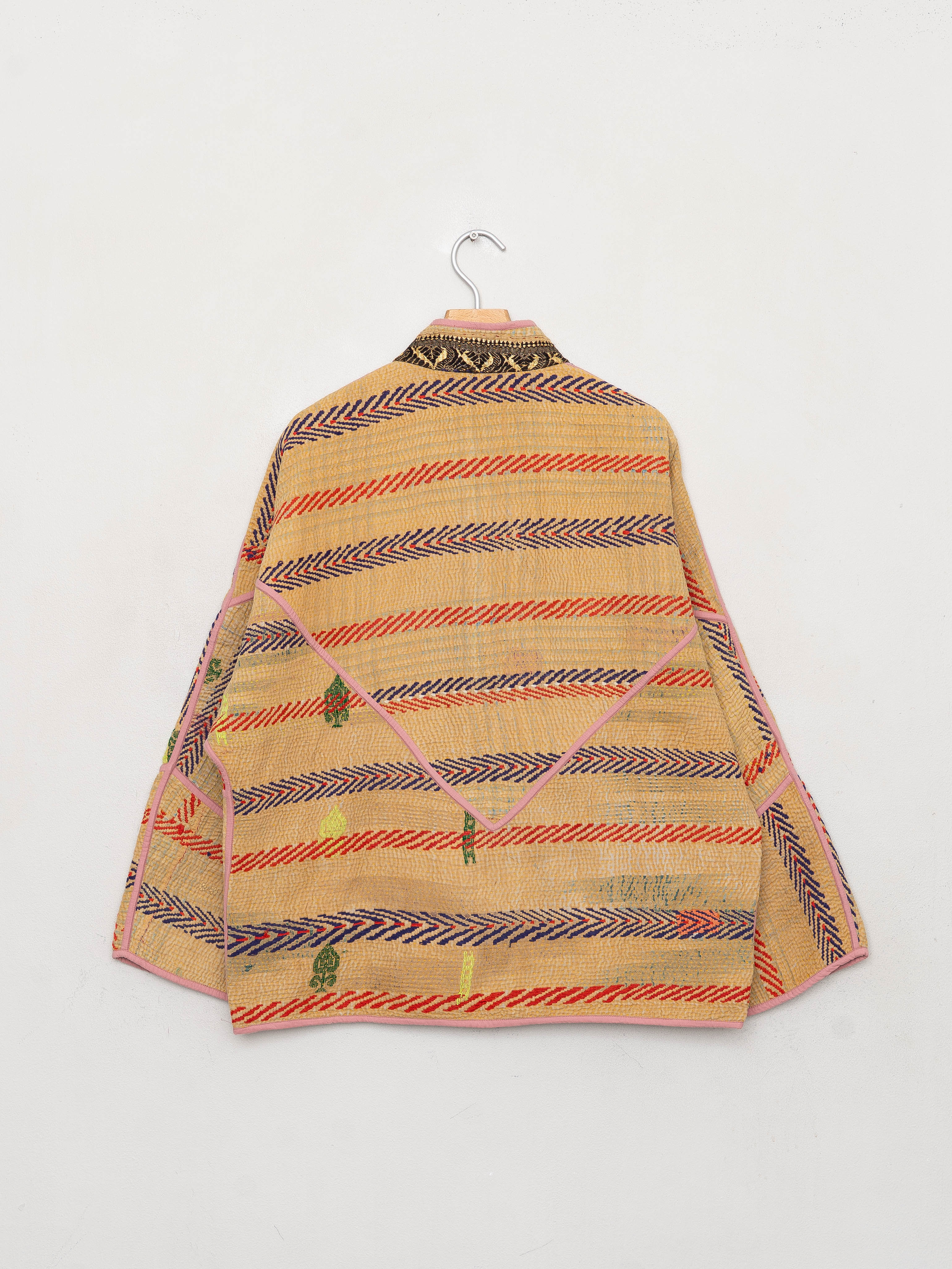 The Ladhiya Quilted Patchwork Kantha Jacket