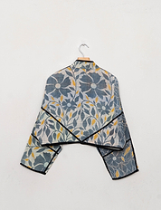 The Kaira Cropped Quilted Patchwork Kantha Jacket Wholesale