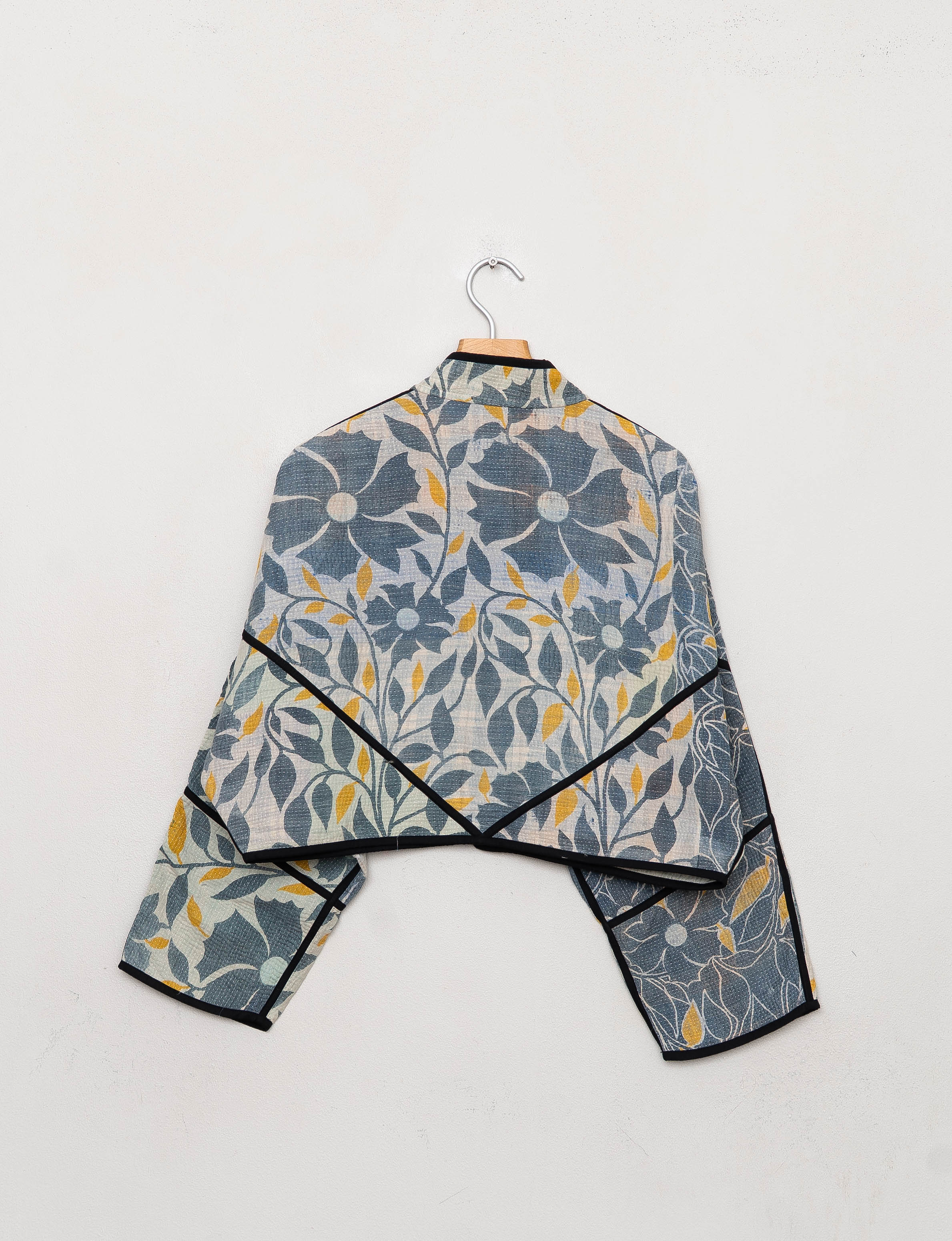 The Kaira Cropped Quilted Patchwork Kantha Jacket Wholesale