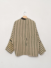 The Ishani Quilted Patchwork Kantha Jacket