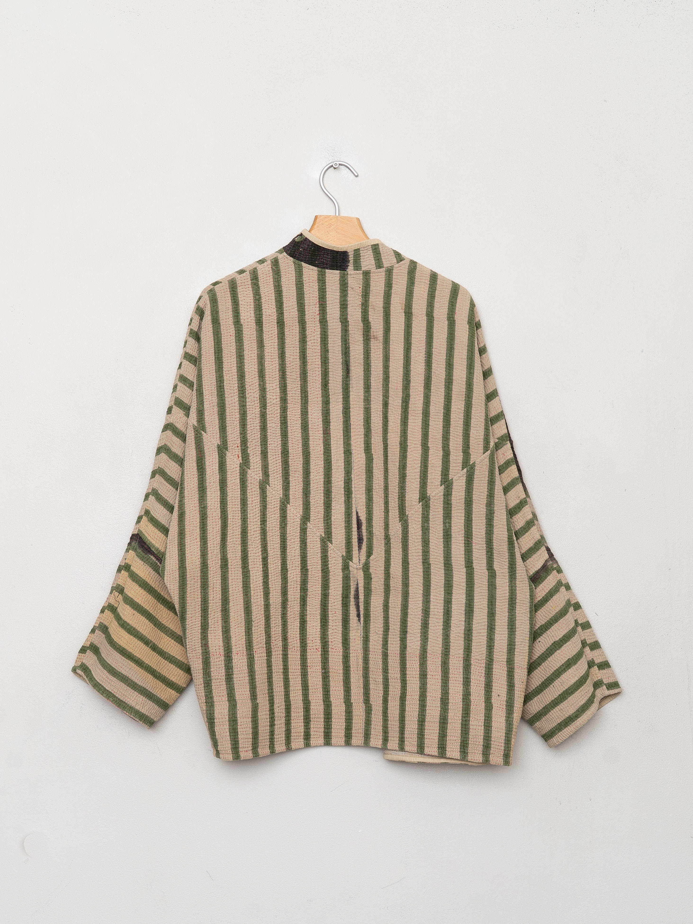The Ishani Quilted Patchwork Kantha Jacket