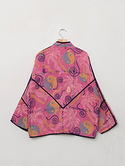 The Ladhiya Quilted Suzani Kantha Jacket
