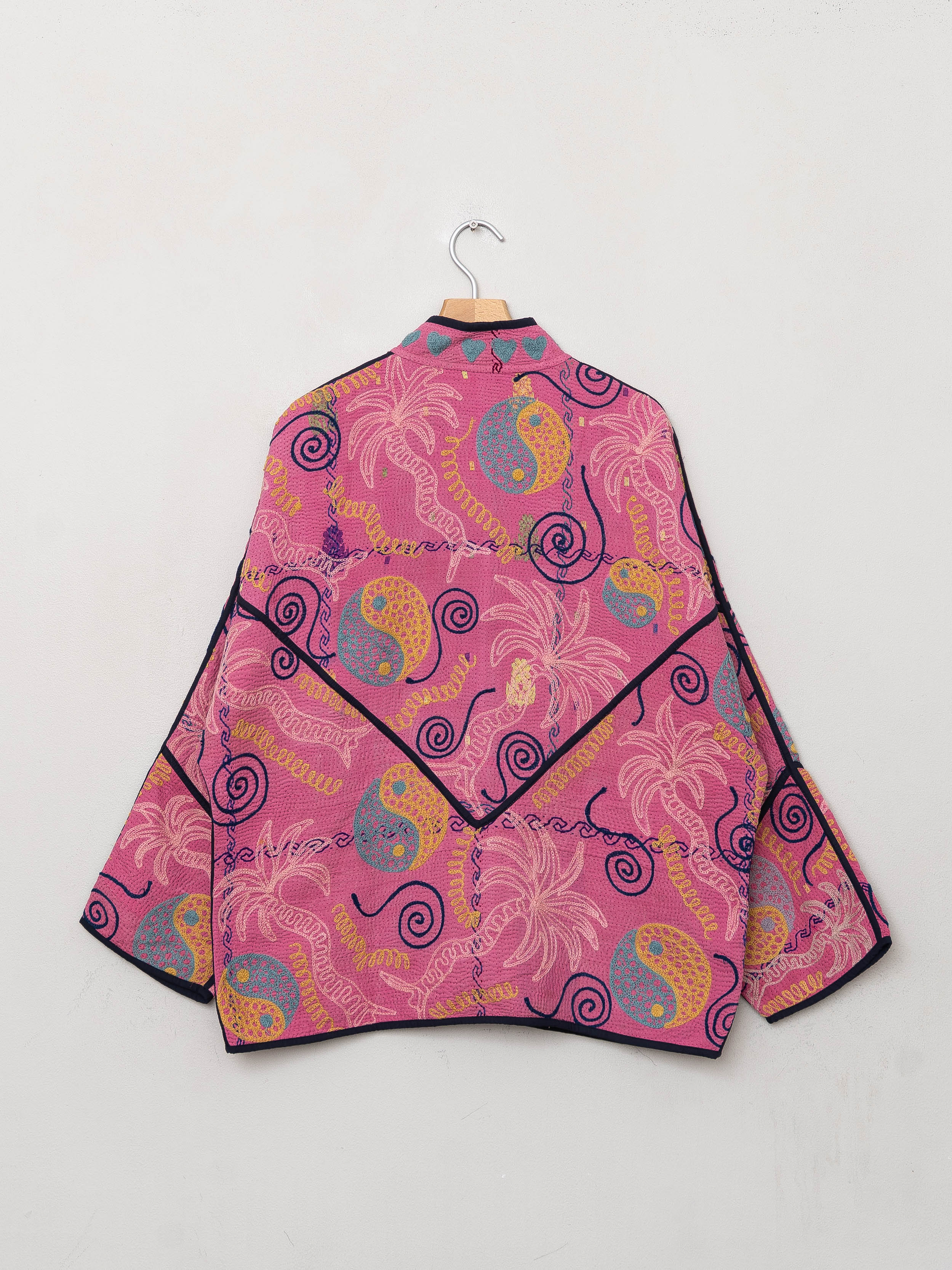 The Ladhiya Quilted Suzani Kantha Jacket