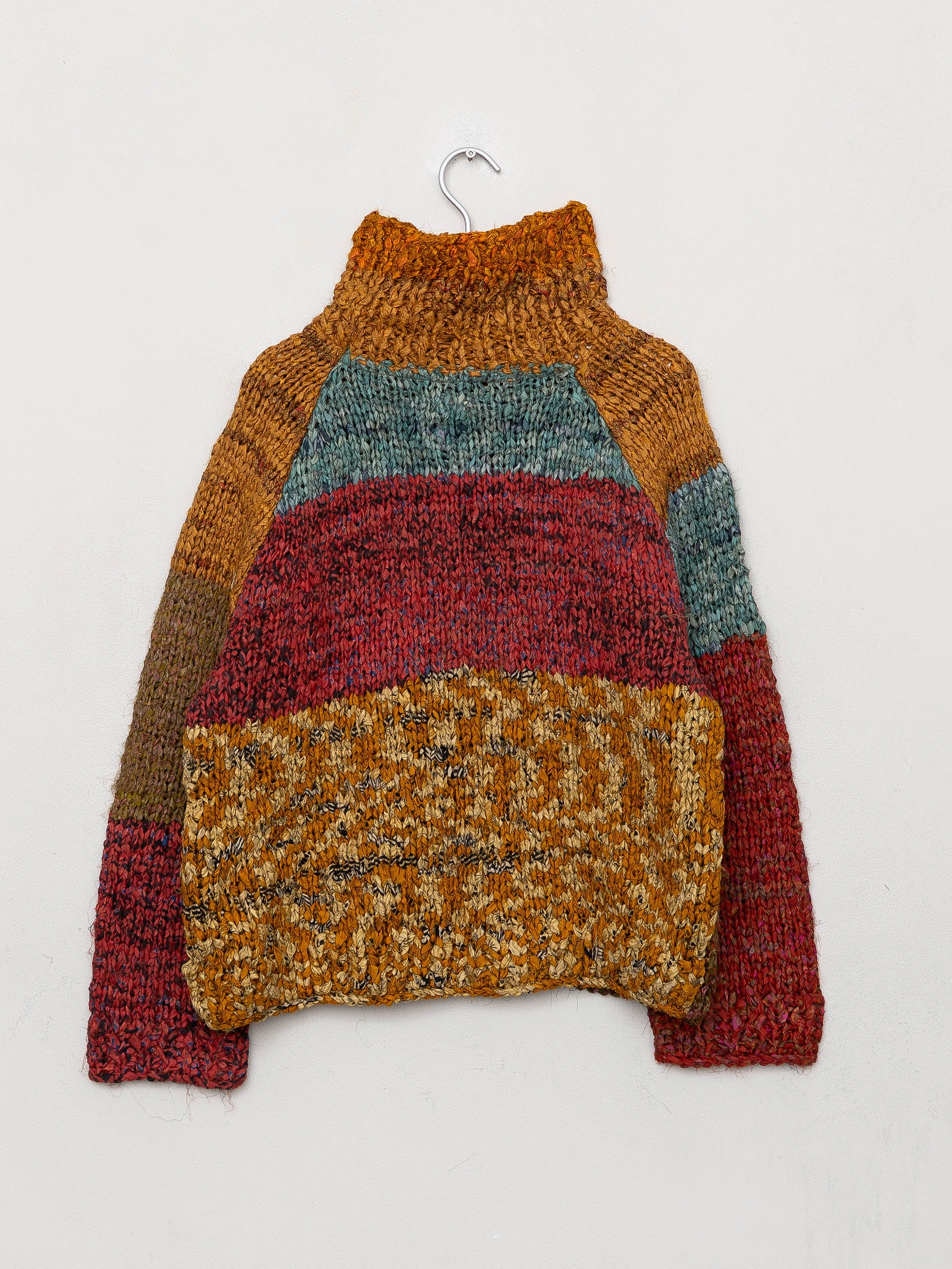 The Vishnu Knitted Silk Roll-Neck Sweater