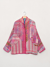 The Ladhiya Suzani Quilted Kantha Jacket