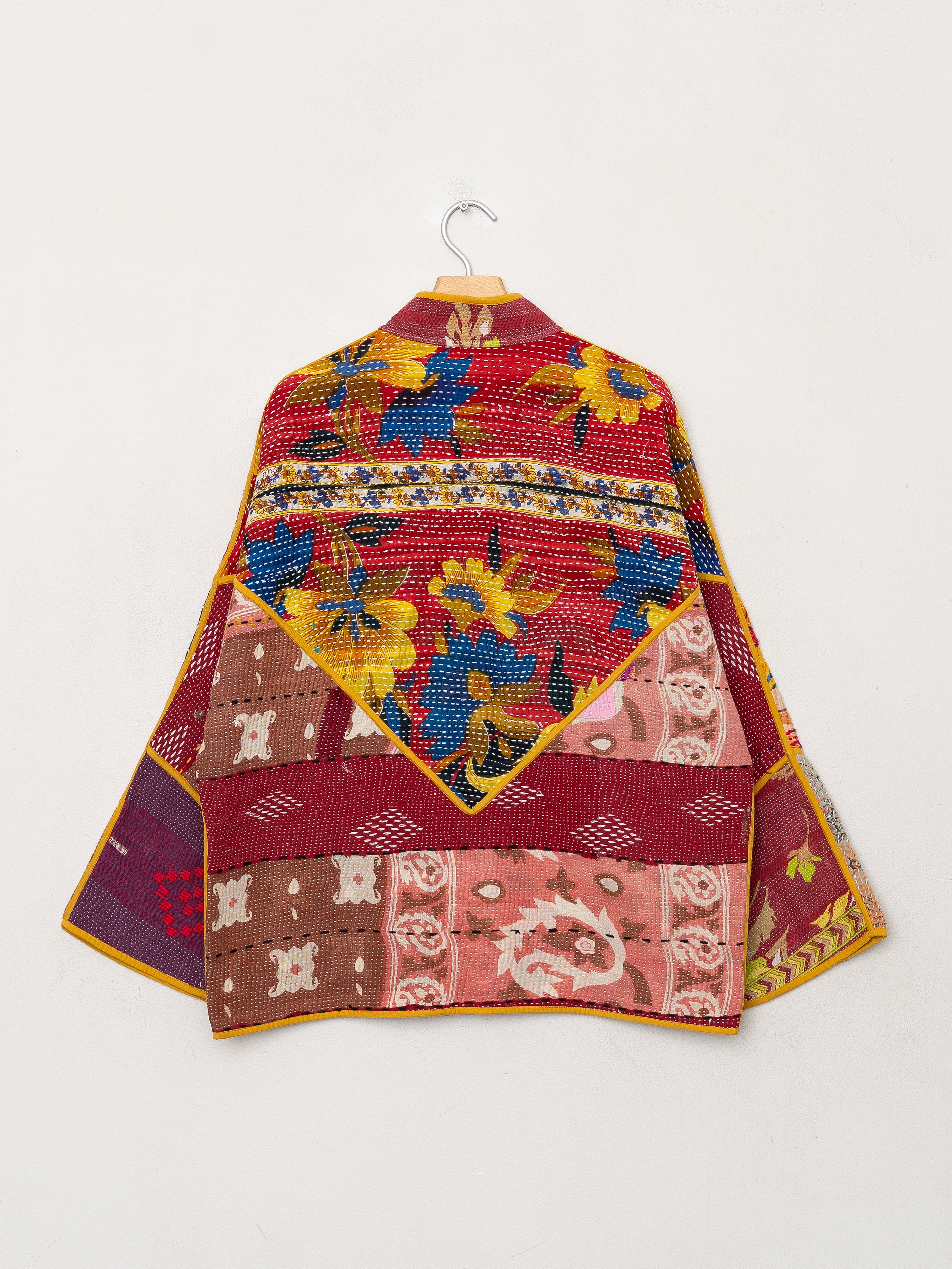 The Ladhiya Quilted Patchwork Kantha Jacket