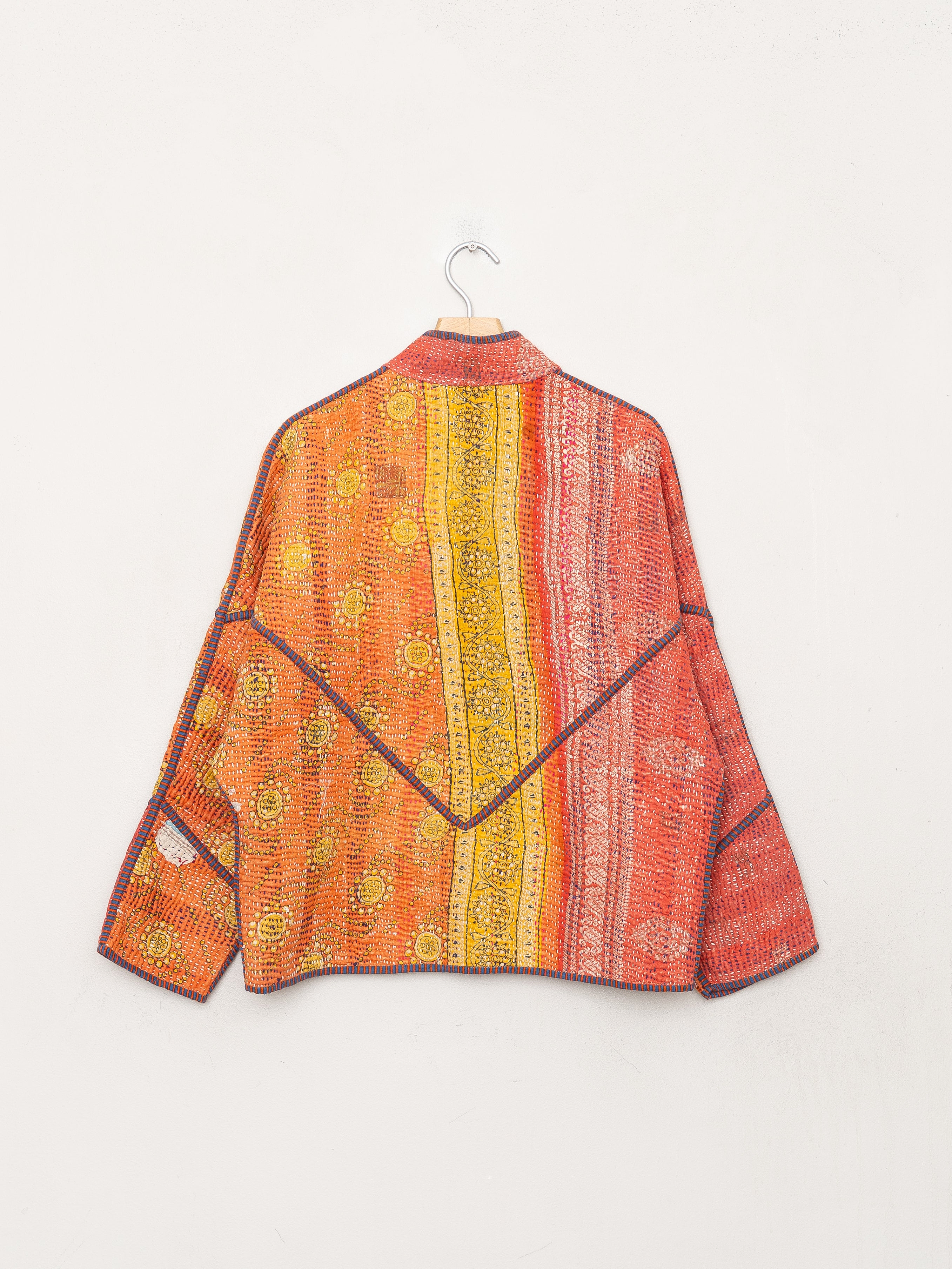 The Ladhiya Petite Quilted Patchwork Kantha Jacket
