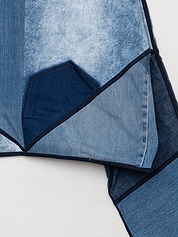 The Kaira Cropped Denim Jacket - Medium