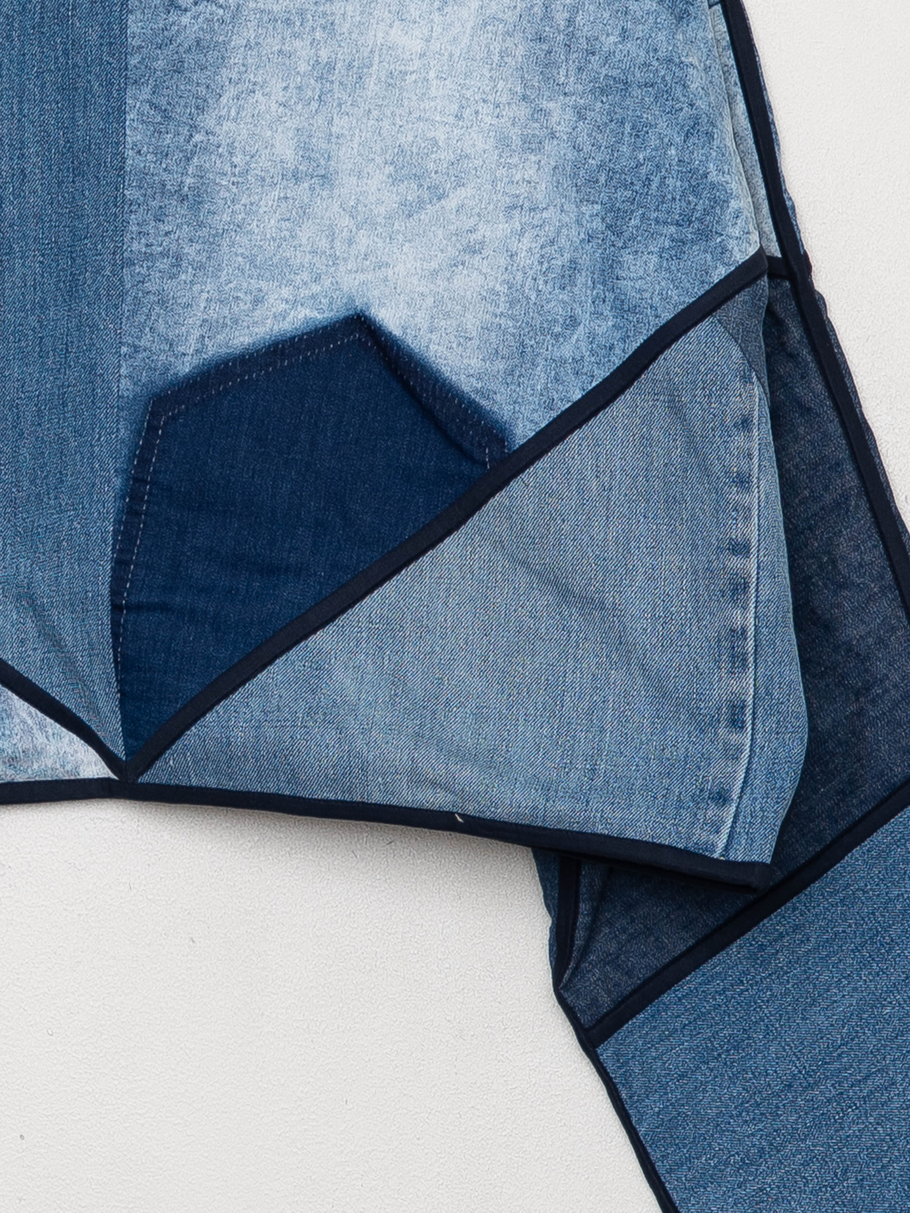 The Kaira Cropped Denim Jacket - Medium