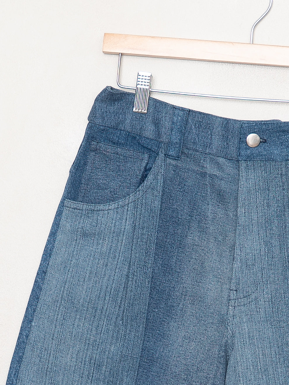 The Bindu Denim Bermuda Culotte Pant - Small