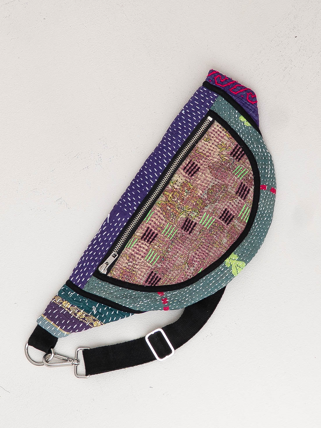 The Faiza Quilted Kantha Belt Bag