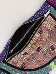 The Faiza Quilted Kantha Belt Bag