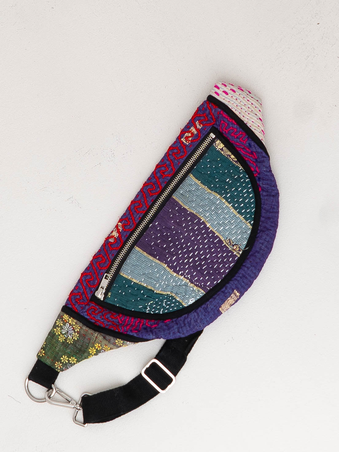 The Faiza Quilted Kantha Belt Bag