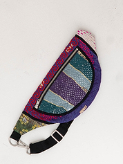 The Faiza Quilted Kantha Belt Bag