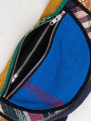 The Faiza Quilted Kantha Belt Bag