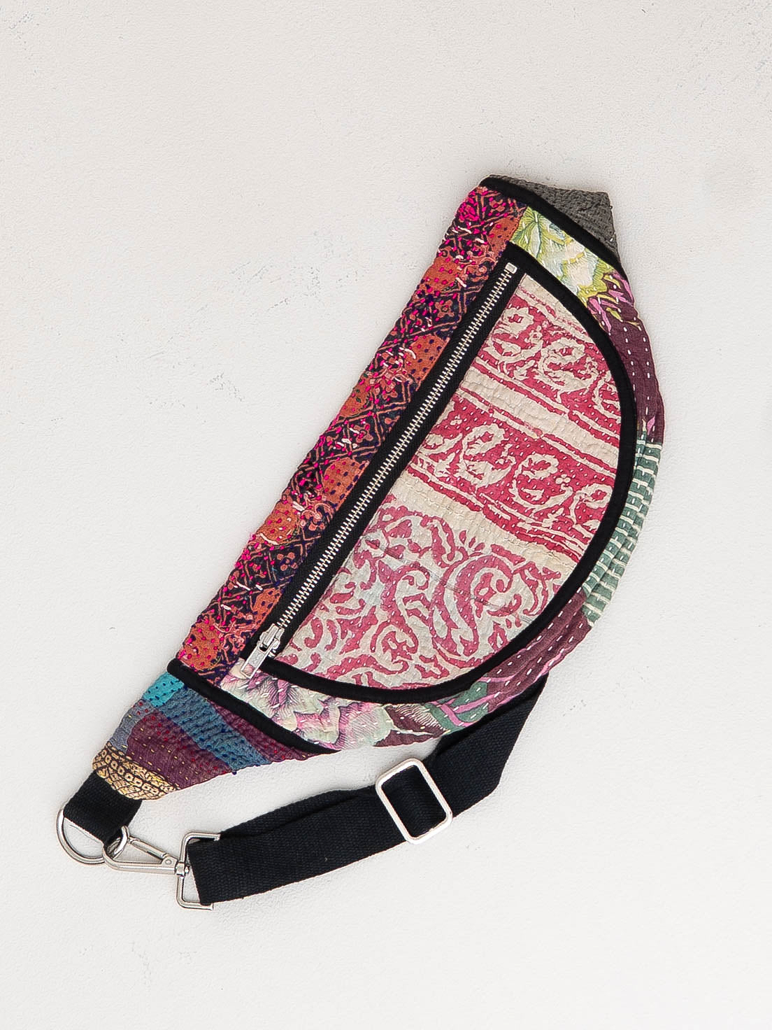 The Faiza Quilted Kantha Belt Bag