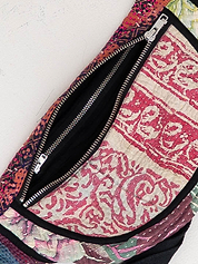 The Faiza Quilted Kantha Belt Bag