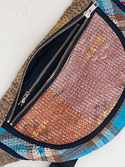 The Faiza Quilted Kantha Belt Bag