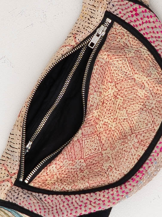 The Faiza Quilted Kantha Belt Bag