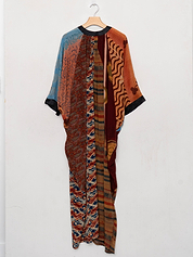 The Simmy Long Dress  - One Size - Upcycled Silk