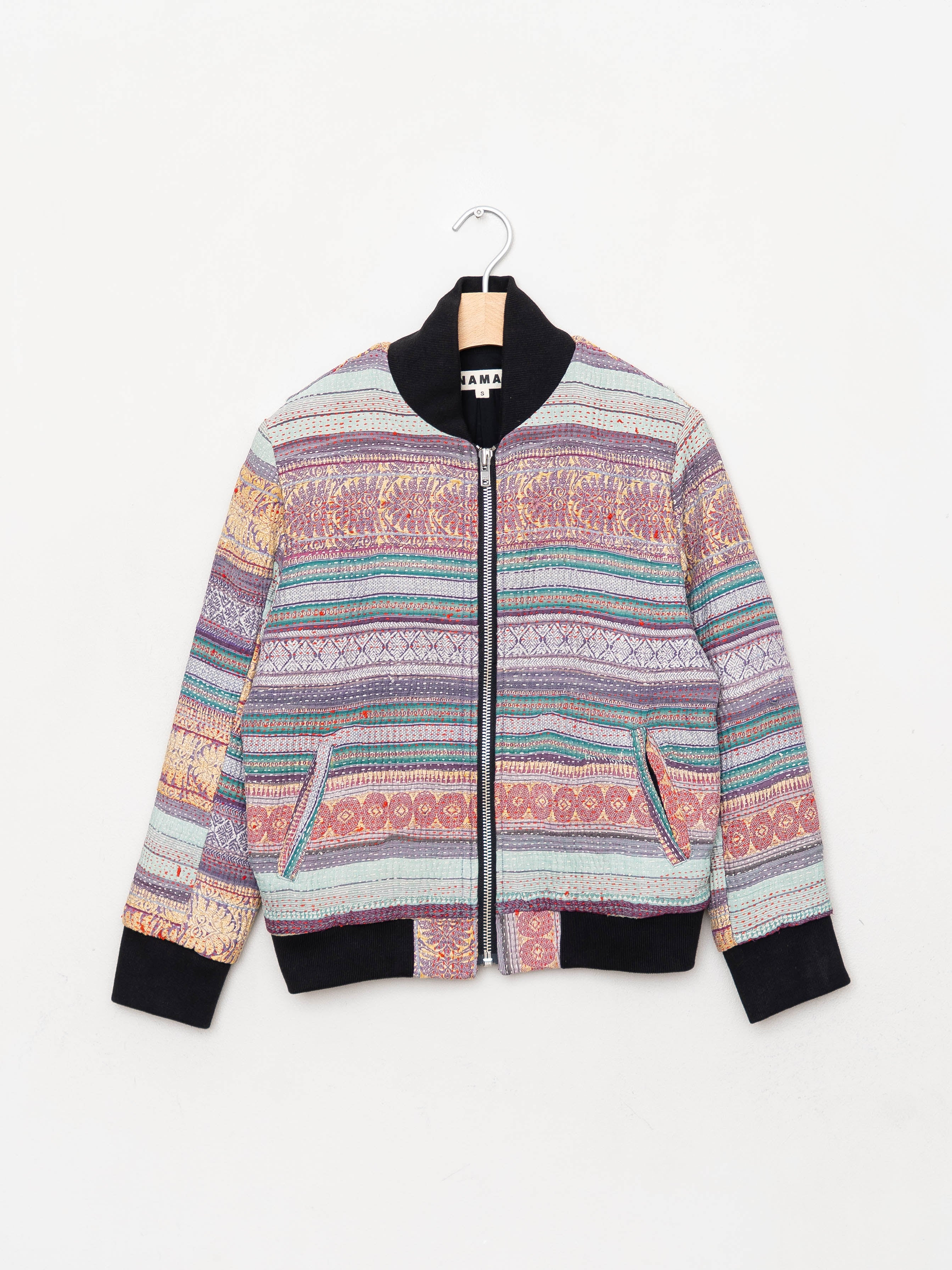 The Veda Quilted One-of-a-Kind Bomber Jacket - Small