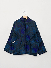 The Ladhiya Quilted Suzani Kantha Jacket