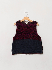 The Vishnu Knitted Vest - Small - Recycled Silk