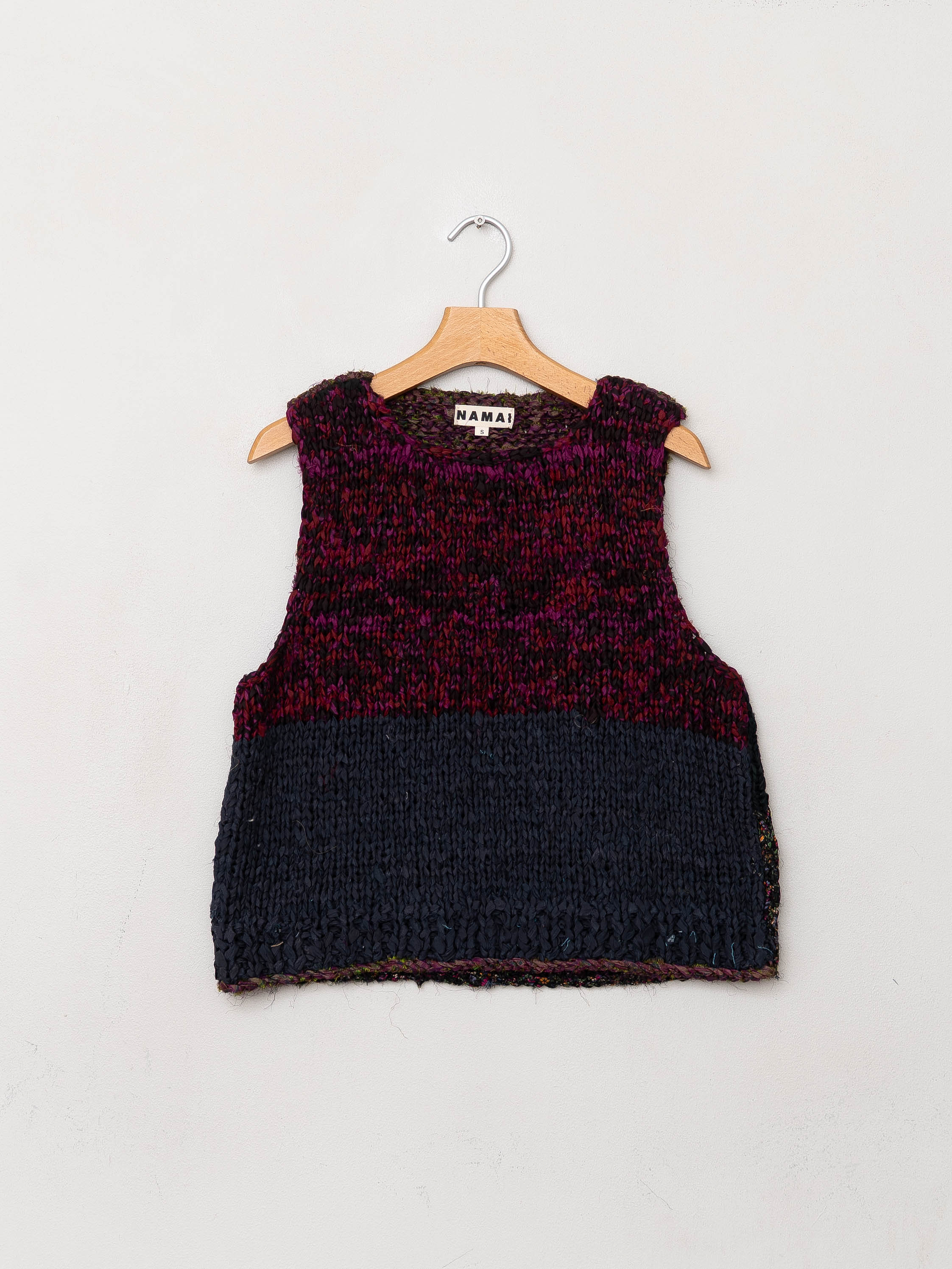 The Vishnu Knitted Vest - Small - Recycled Silk