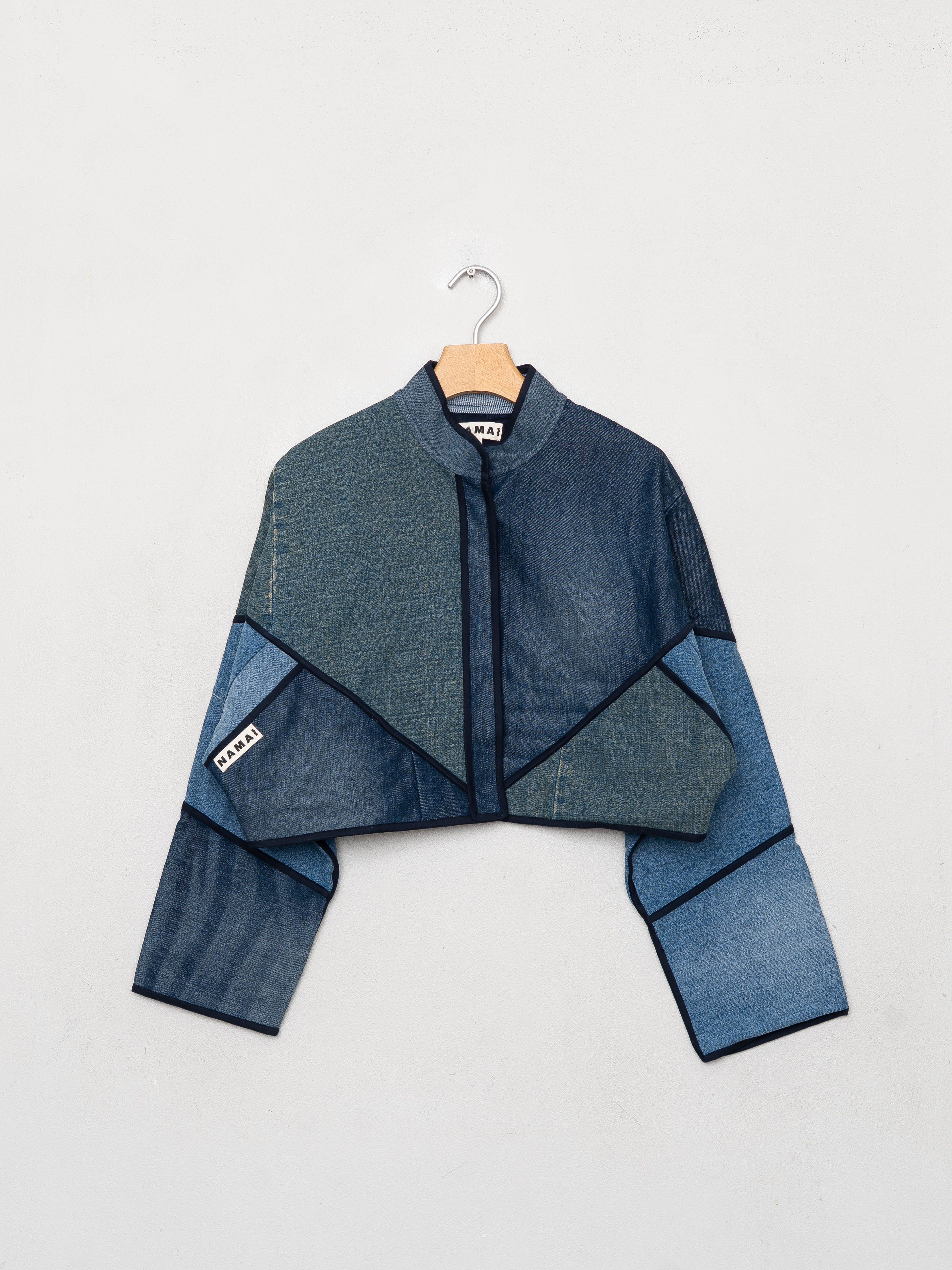 The Kaira Cropped Denim Jacket - Medium