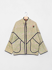 The Ladhiya Quilted Patchwork Kantha Jacket