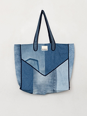 The Pasha Carryall Denim Tote Bag