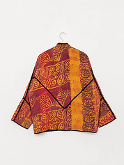 The Ladhiya Quilted Patchwork Kantha Jacket