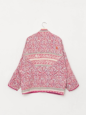 The Ladhiya Quilted Patchwork Kantha Jacket