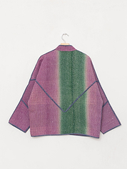 The Ladhiya Quilted Patchwork Kantha Jacket