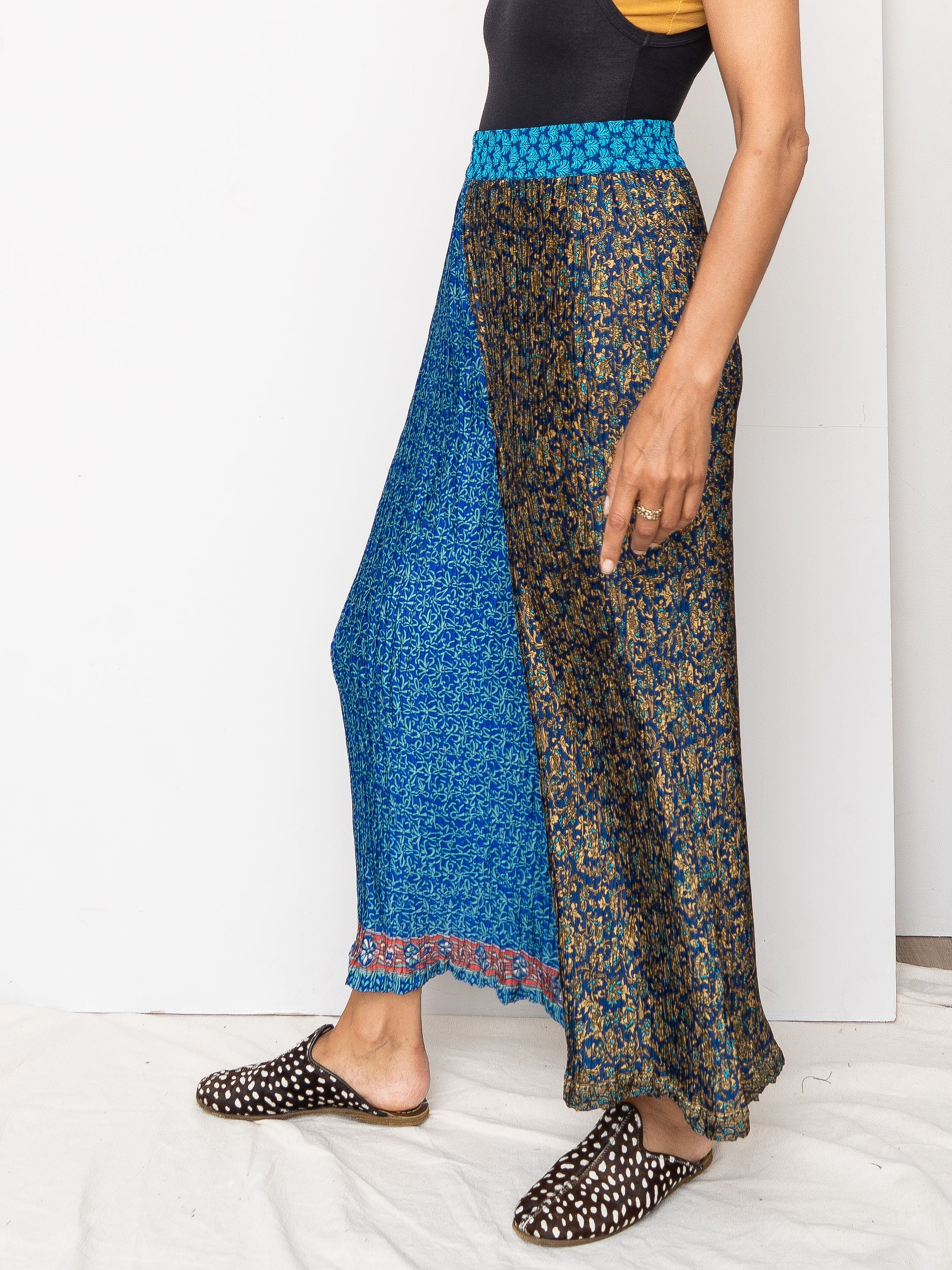 The Tanvi Pleated Pant - Medium - Upcycled
