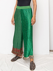 The Tanvi Pleated Pant - Medium - Upcycled