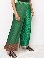 The Tanvi Pleated Pant - Medium - Upcycled