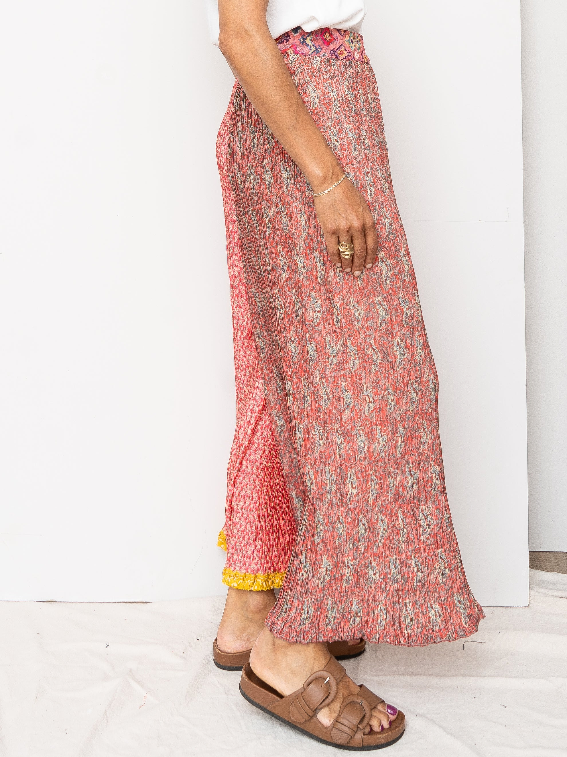 The Tanvi Pleated Pant - Medium - Upcycled