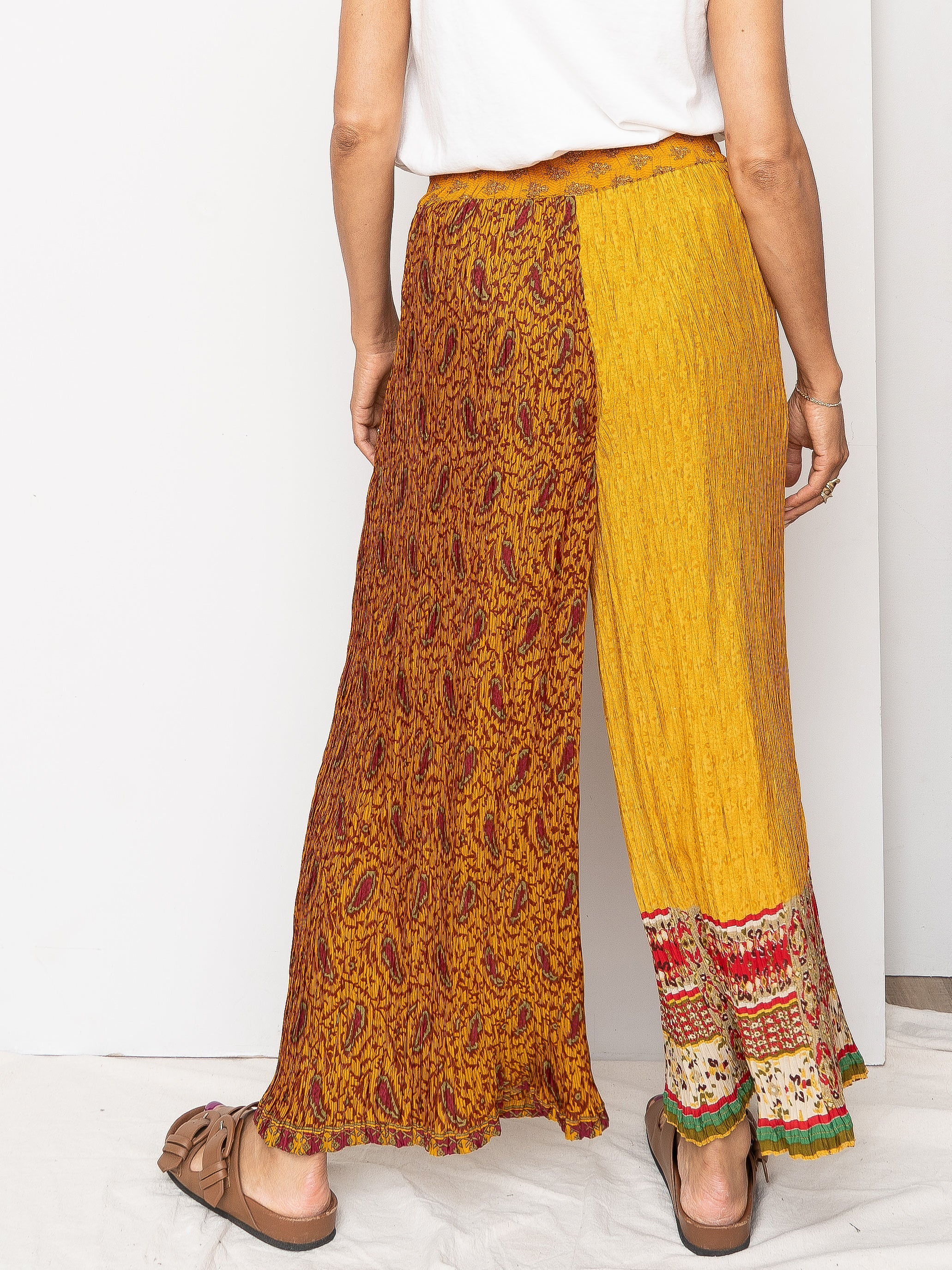 The Tanvi Pleated Pant - Medium - Upcycled