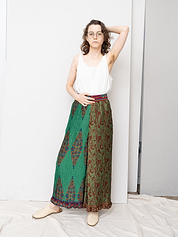 The Tanvi Pleated Pant  - Small - Upcycled