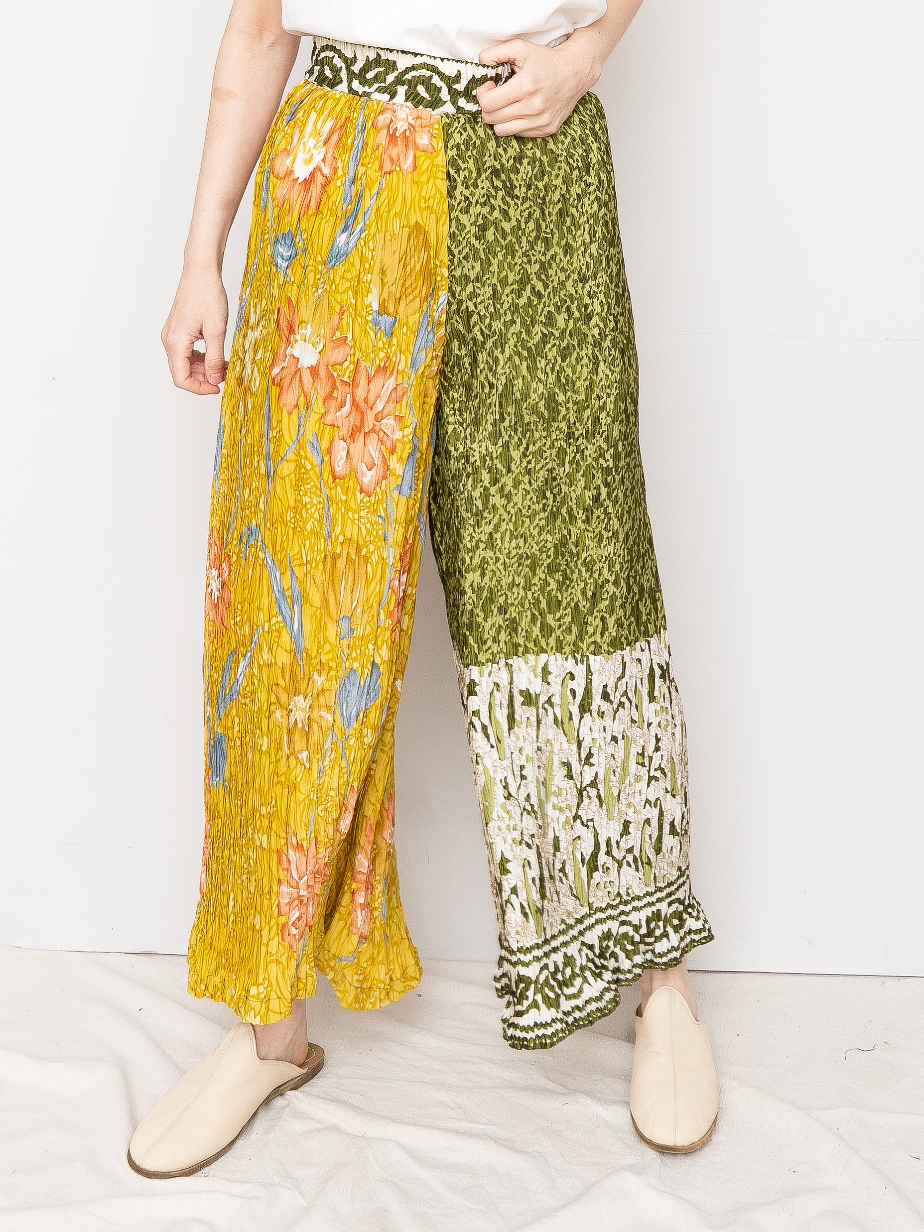 The Tanvi Pleated Pant  - Small - Upcycled