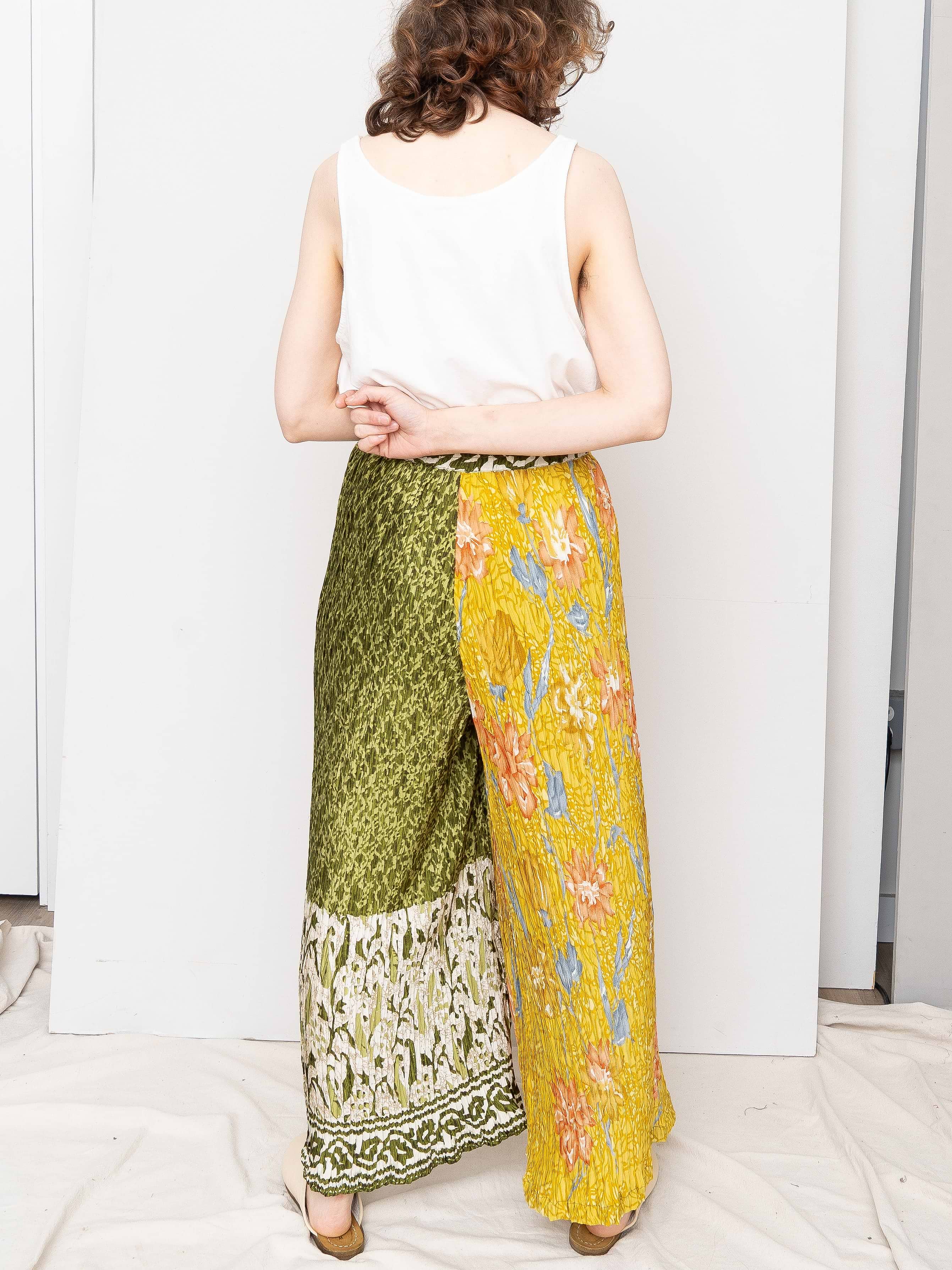 The Tanvi Pleated Pant  - Small - Upcycled