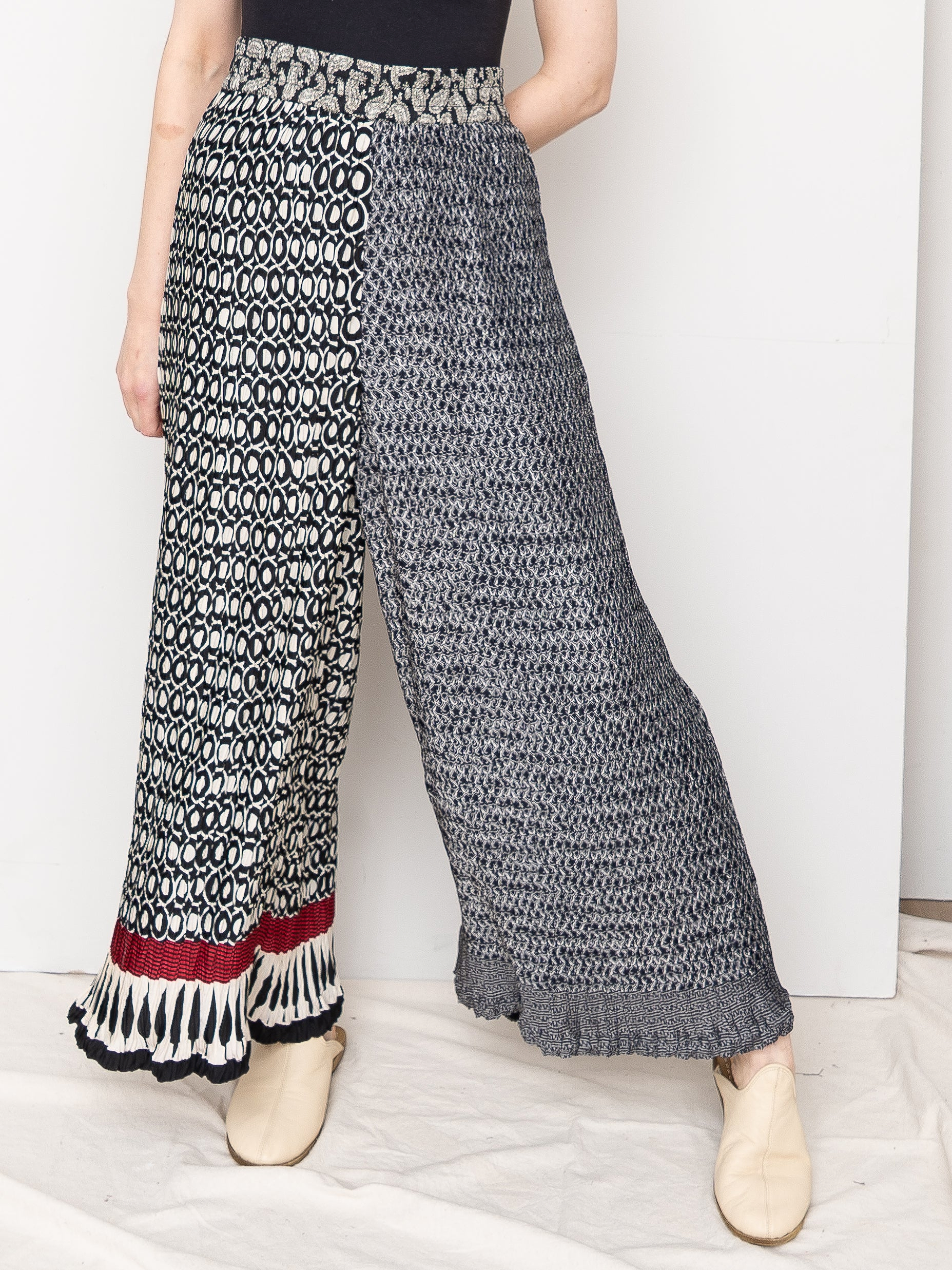 The Tanvi Pleated Pant  - Small - Upcycled