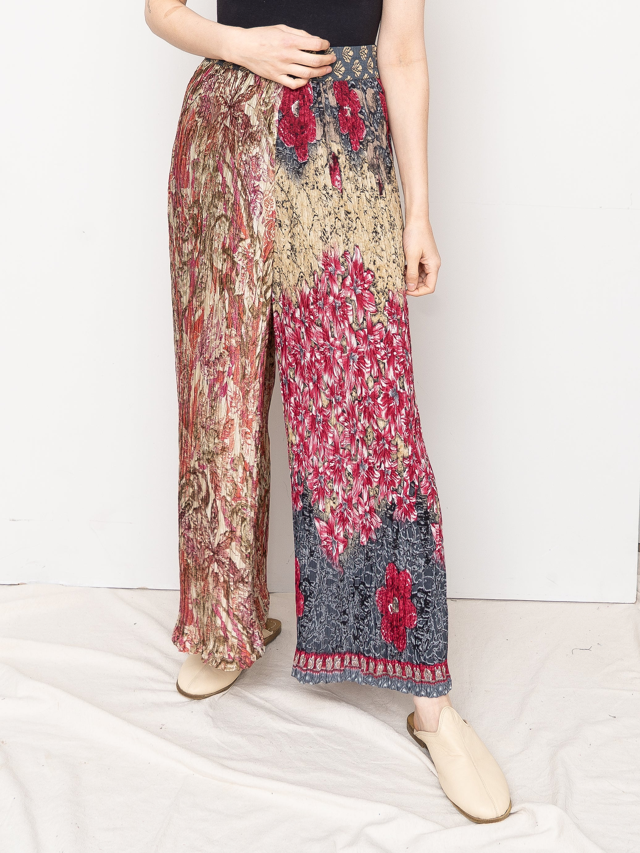 The Tanvi Pleated Pant  - Small - Upcycled
