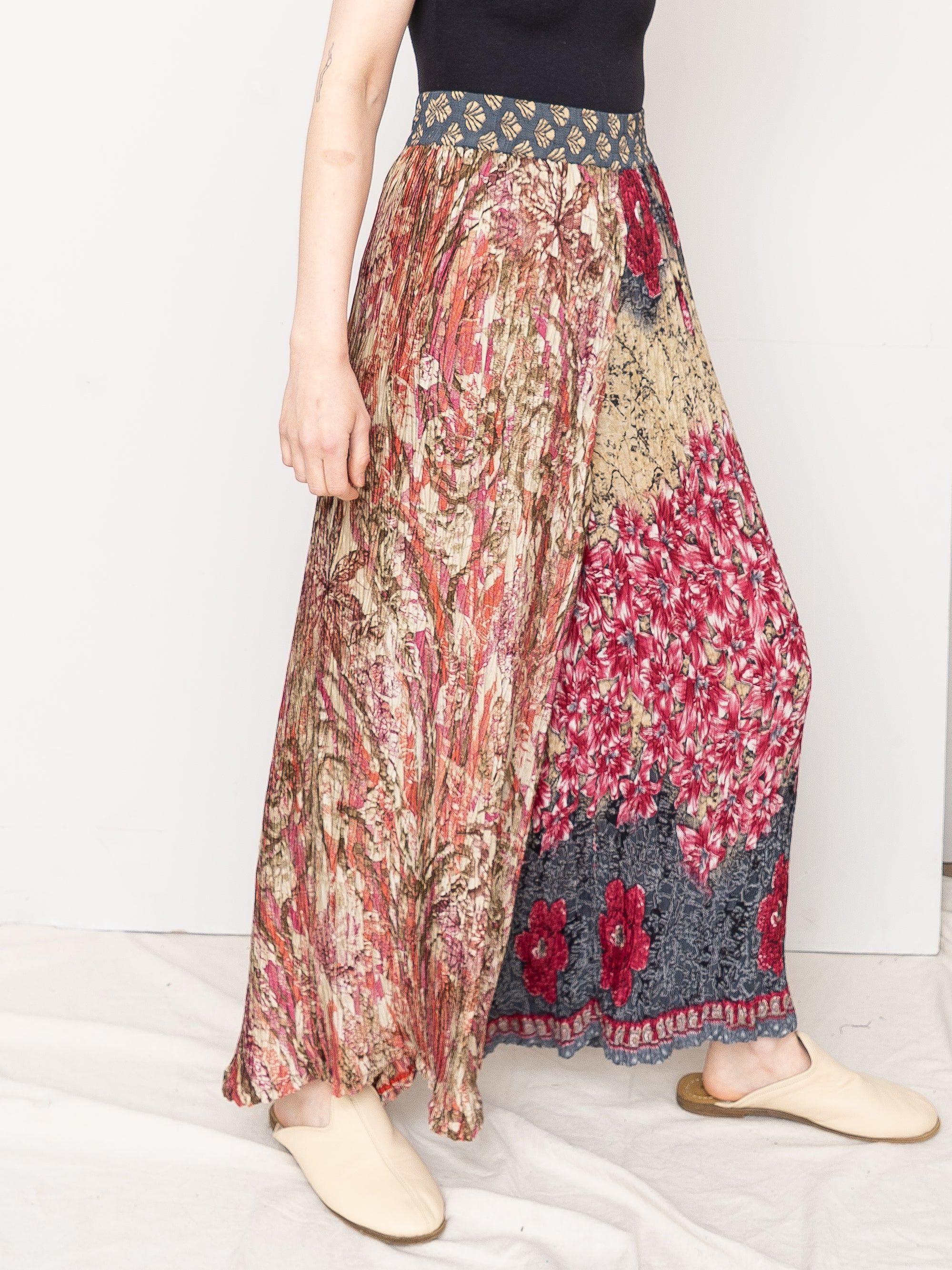The Tanvi Pleated Pant  - Small - Upcycled