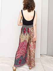 The Tanvi Pleated Pant  - Small - Upcycled