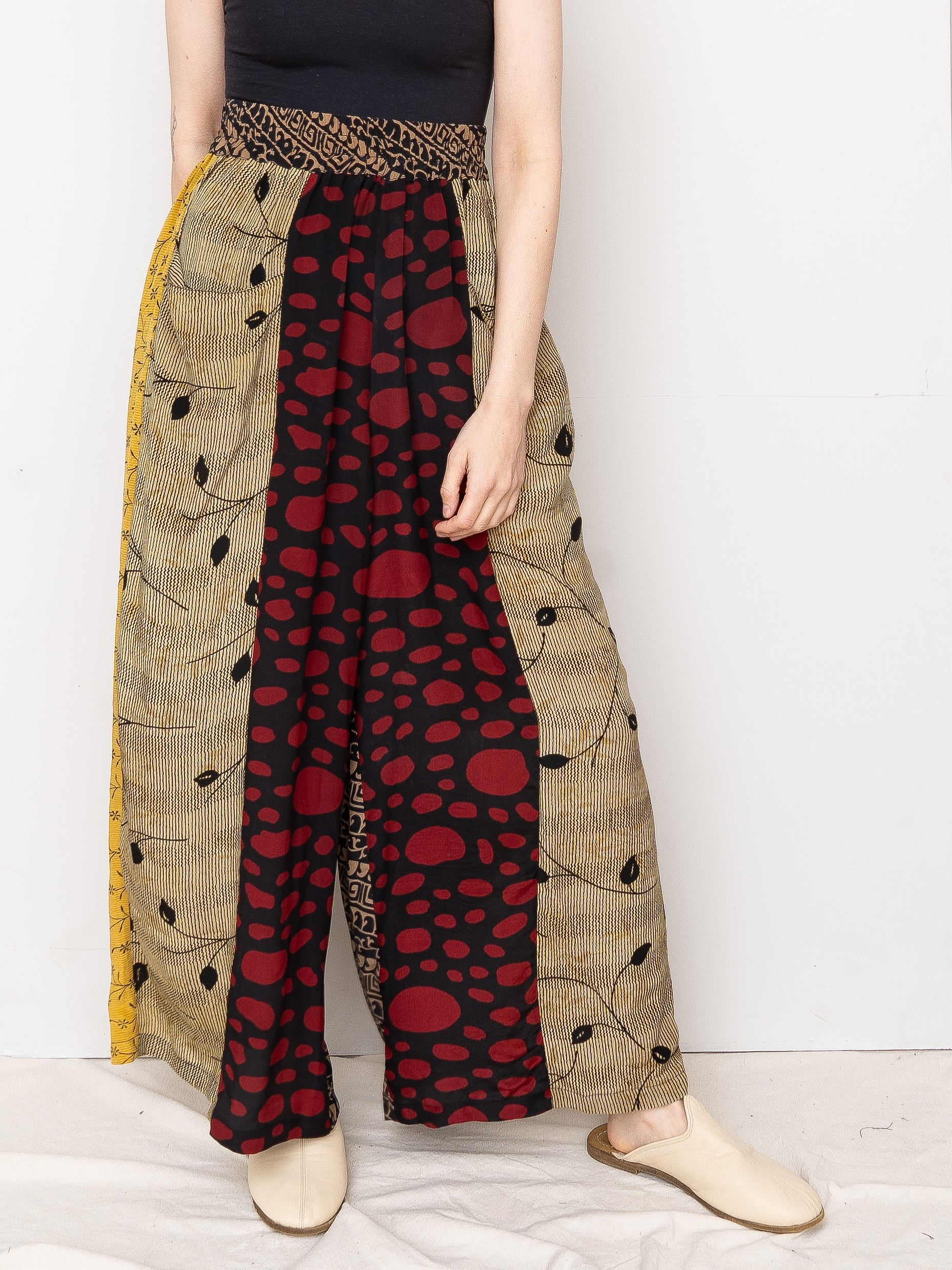 The Nayan Pant - Small - Upcycled Silk
