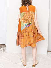 The Anan Short Dress  - Extra Small / Small - Upcycled Silk